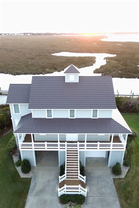 metal roofs on beach houses|copper roofing for beach house.